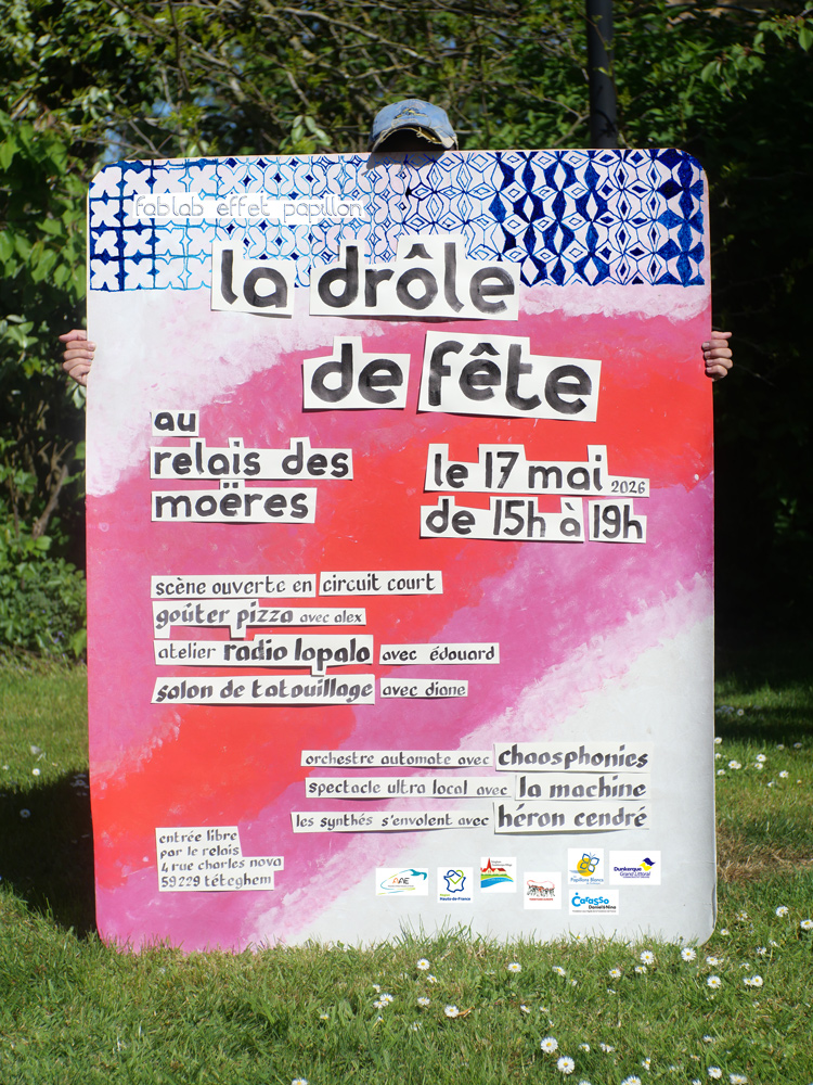affiche de la drole de fete du 17 mai 2026