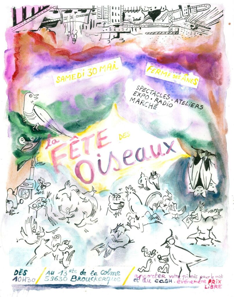 affiche fete des oiseaux